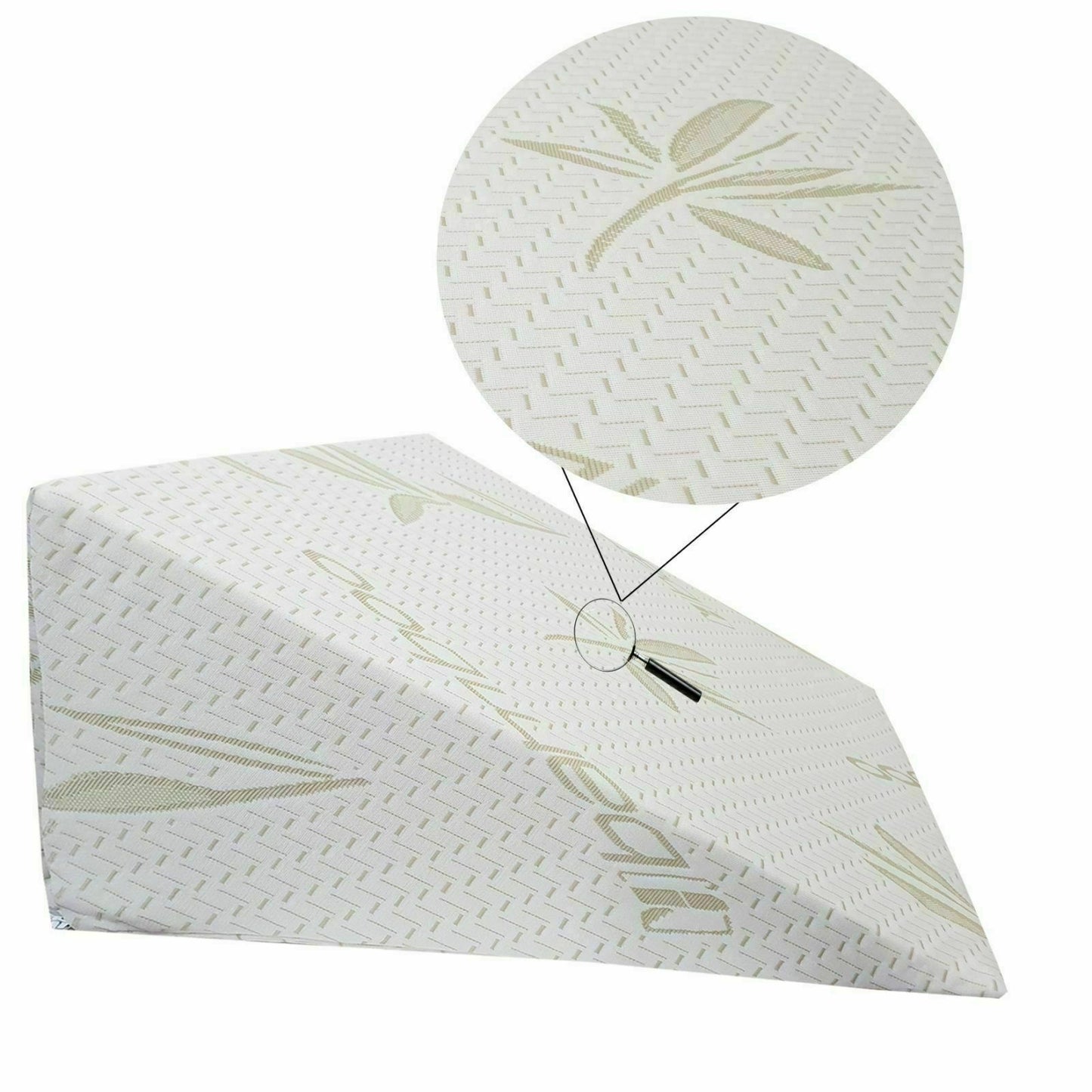 Northern Luxe Wedge Pillow – Acid Reflux Pain Support, Reduce Neck and Back Pain, Snoring, and Respiratory Problems – Bamboo Removable Zip Cover
