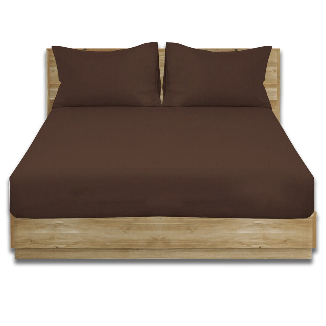 Polycotton Extra Deep Elastic Fitted Bed Sheets For Mattress Single/ Double/ King/ Super King