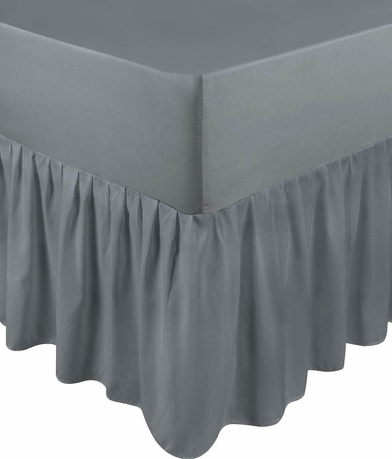 Amazing Deep Fitted Valance Sheet Polycotton top Notch Quality Available in all Sizes