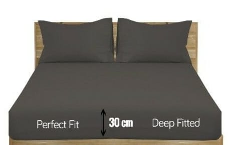 Polycotton Extra Deep Elastic Fitted Bed Sheets For Mattress Single/ Double/ King/ Super King