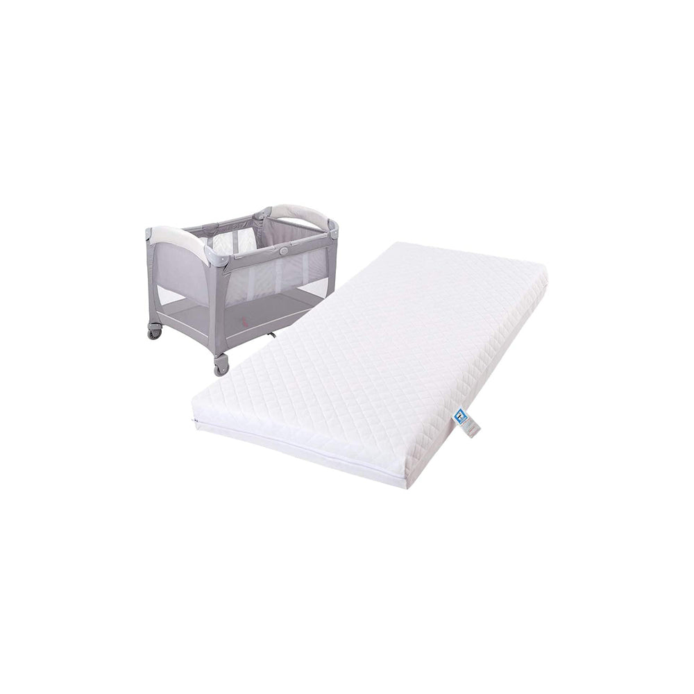 Northern Luxe Travel Cot Mattress fits Graco, Red Kite, Mothercare & many more - Comfortable Baby Travel