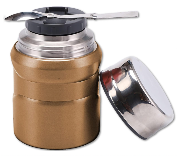 Multi Purpose 500ml Stainless Steel Vacuum Insulated Food Flask with Spoon