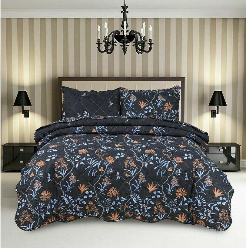 Northern Luxe Patchwork Vintage Reversible Bedspread