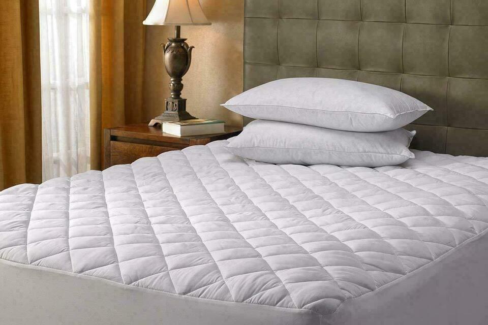 Waterproof Quilted Mattress Protector Topper Encasement Extra Deep Fitted Mattress Bed Cover 30cm Single/Double/King/Super King