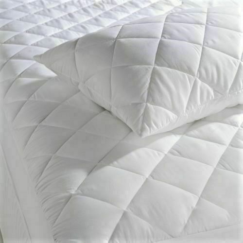 Waterproof Quilted Mattress Protector Topper Encasement Extra Deep Fitted Mattress Bed Cover 30cm Single/Double/King/Super King