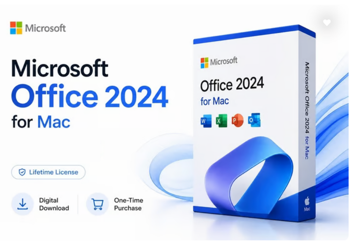 Microsoft Office 2024 Suite for Mac – All-in-One | Genuine Lifetime License Key