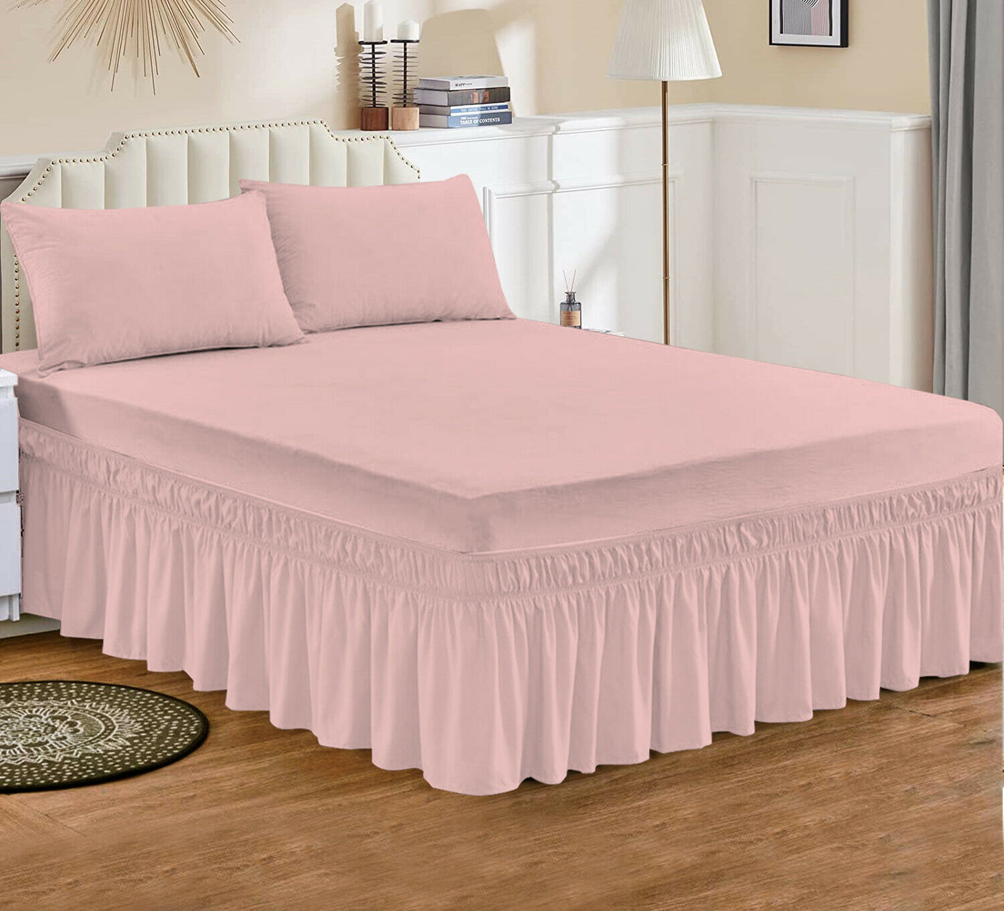 Amazing Deep Fitted Valance Sheet Polycotton top Notch Quality Available in all Sizes