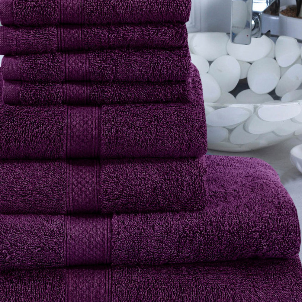Norhtern Luxe 100% Woven Cotton Soft Plush and Fluffy 600 GSM Towel Bale Set of 8
