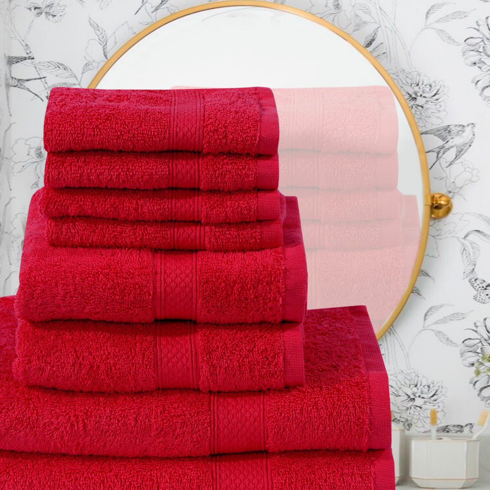 Norhtern Luxe 100% Woven Cotton Soft Plush and Fluffy 600 GSM Towel Bale Set of 8