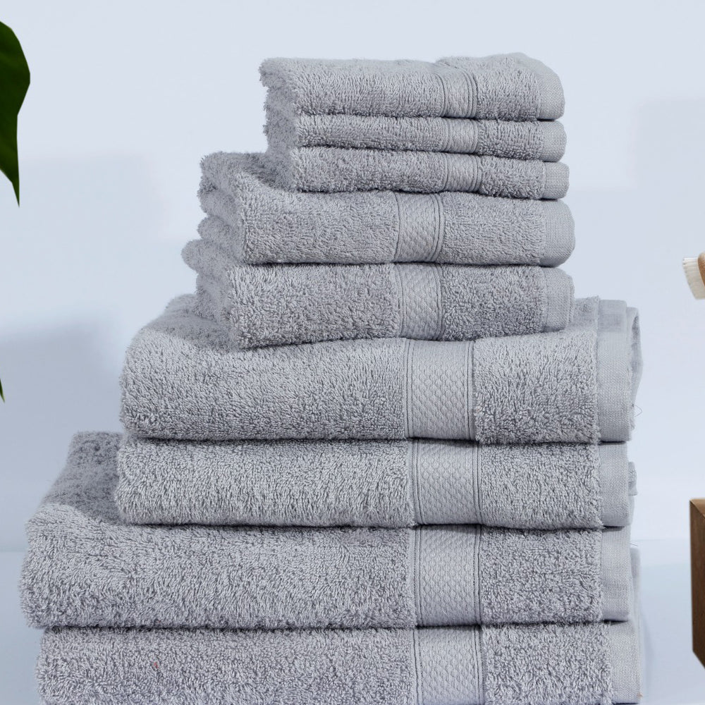 Norhtern Luxe 100% Woven Cotton Soft Plush and Fluffy 600 GSM Towel Bale Set of 8