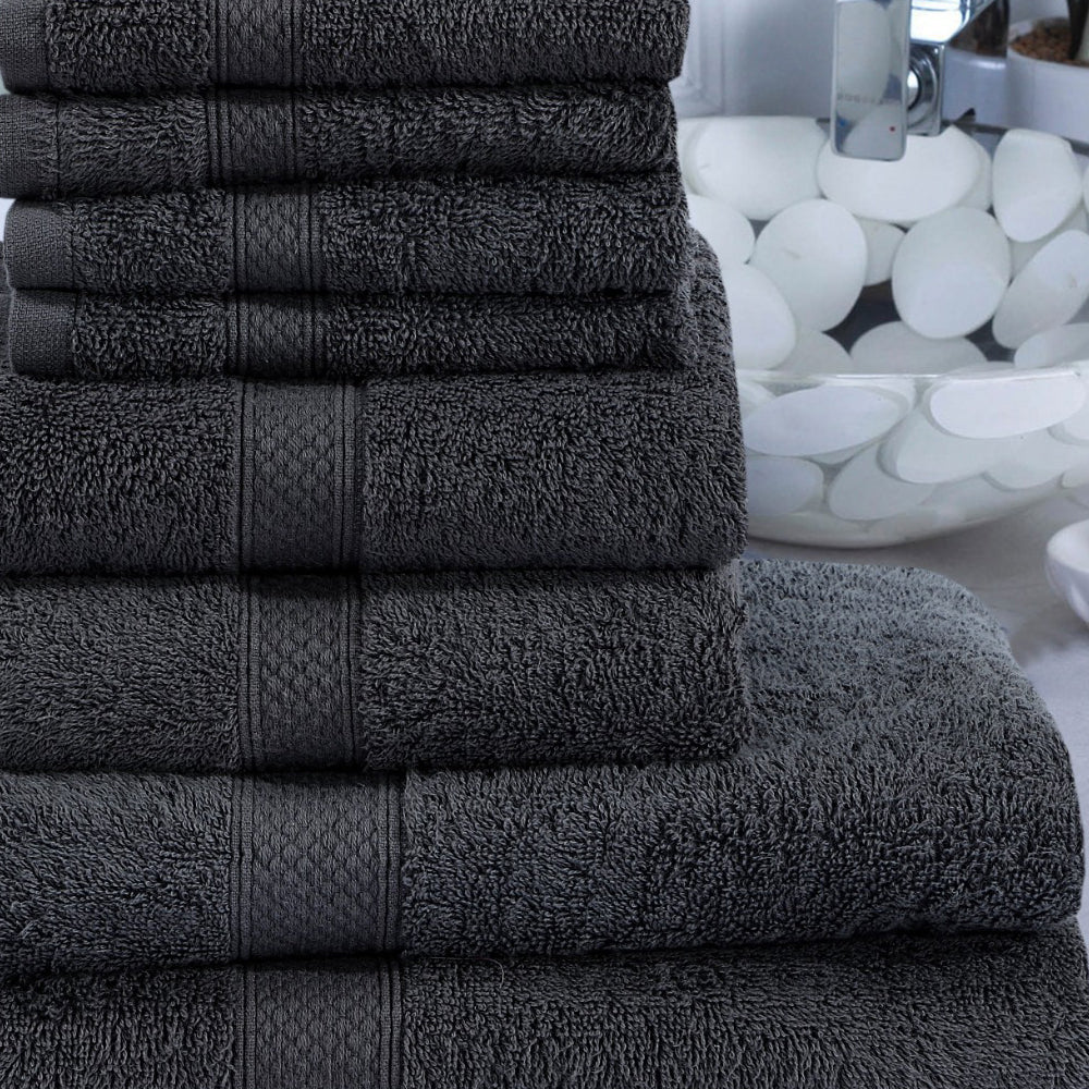 Norhtern Luxe 100% Woven Cotton Soft Plush and Fluffy 600 GSM Towel Bale Set of 8