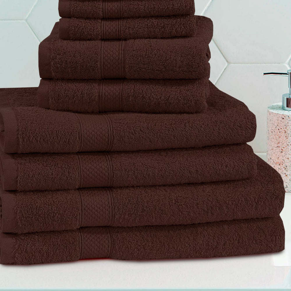 Norhtern Luxe 100% Woven Cotton Soft Plush and Fluffy 600 GSM Towel Bale Set of 8