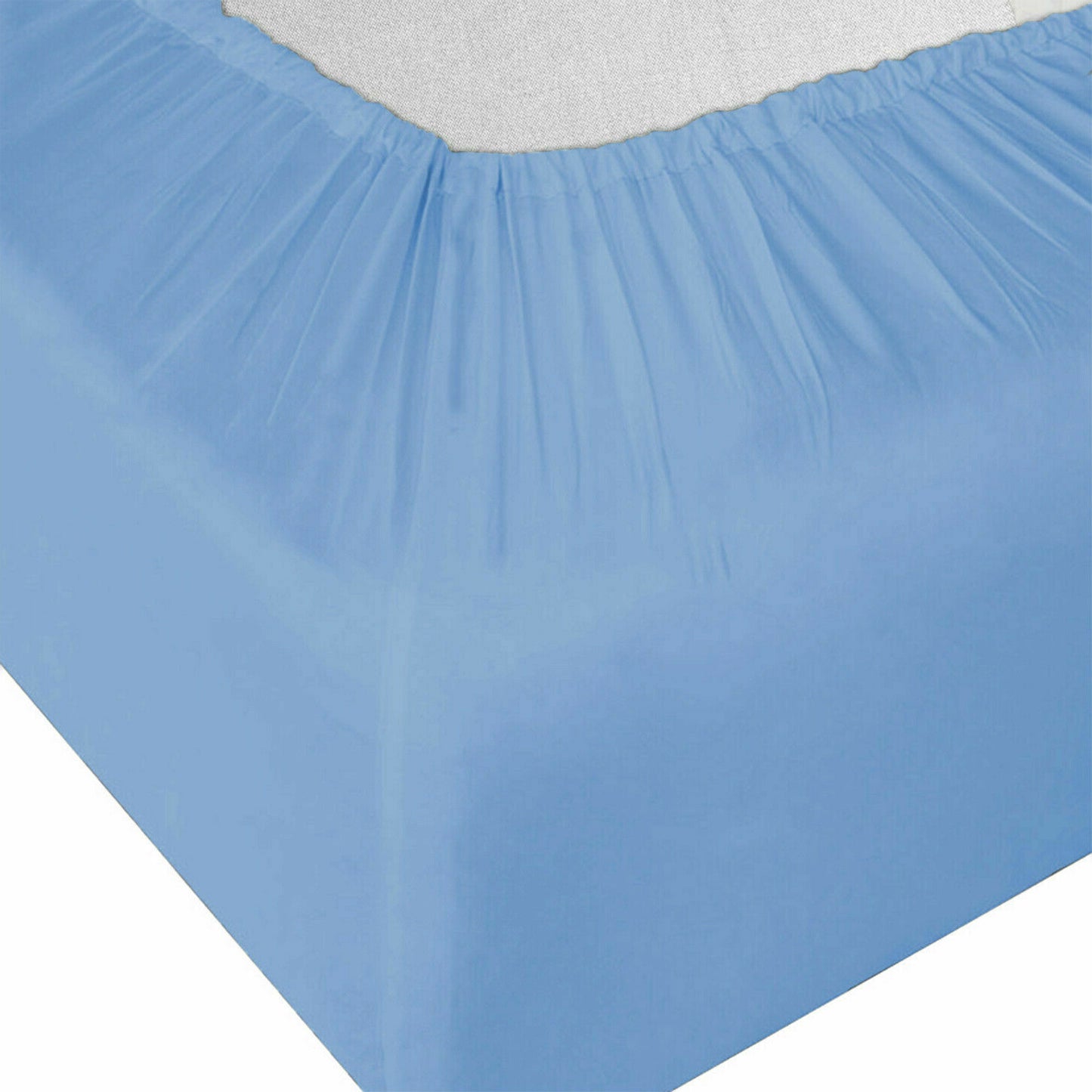 Polycotton Extra Deep Elastic Fitted Bed Sheets For Mattress Single/ Double/ King/ Super King