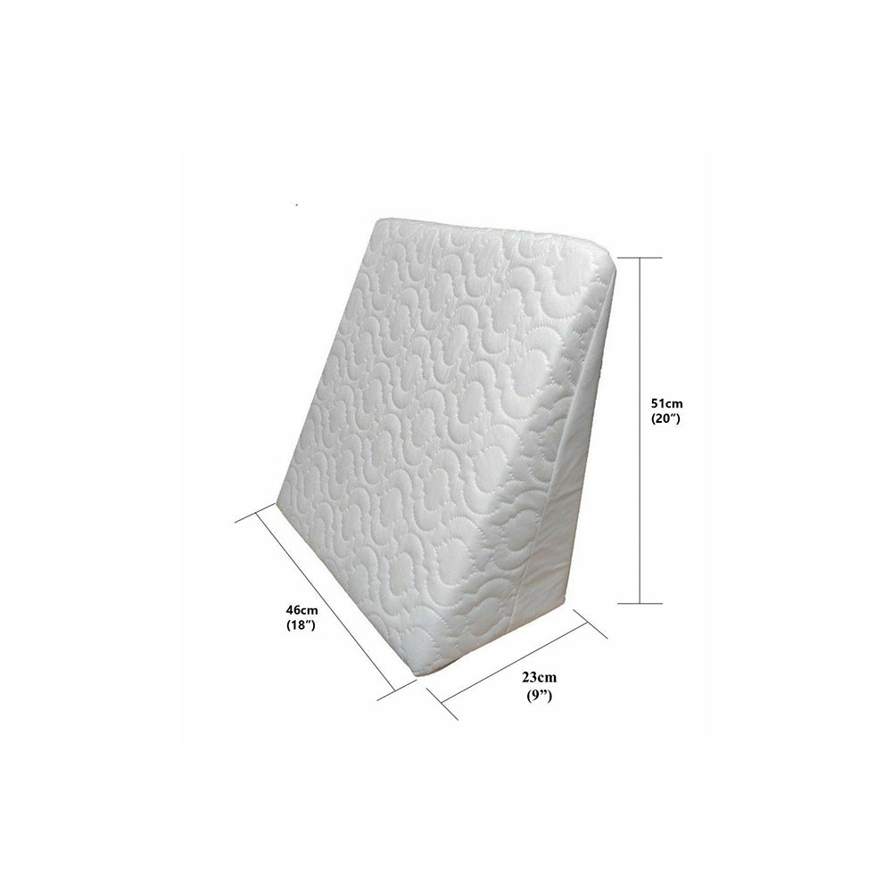 Northern Luxe Wedge Pillow – Acid Reflux Pain Support, Reduce Neck and Back Pain, Snoring, and Respiratory Problems – Bamboo Removable Zip Cover