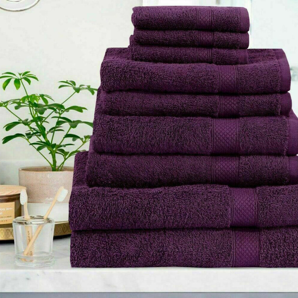 Norhtern Luxe 100% Woven Cotton Soft Plush and Fluffy 600 GSM Towel Bale Set of 8