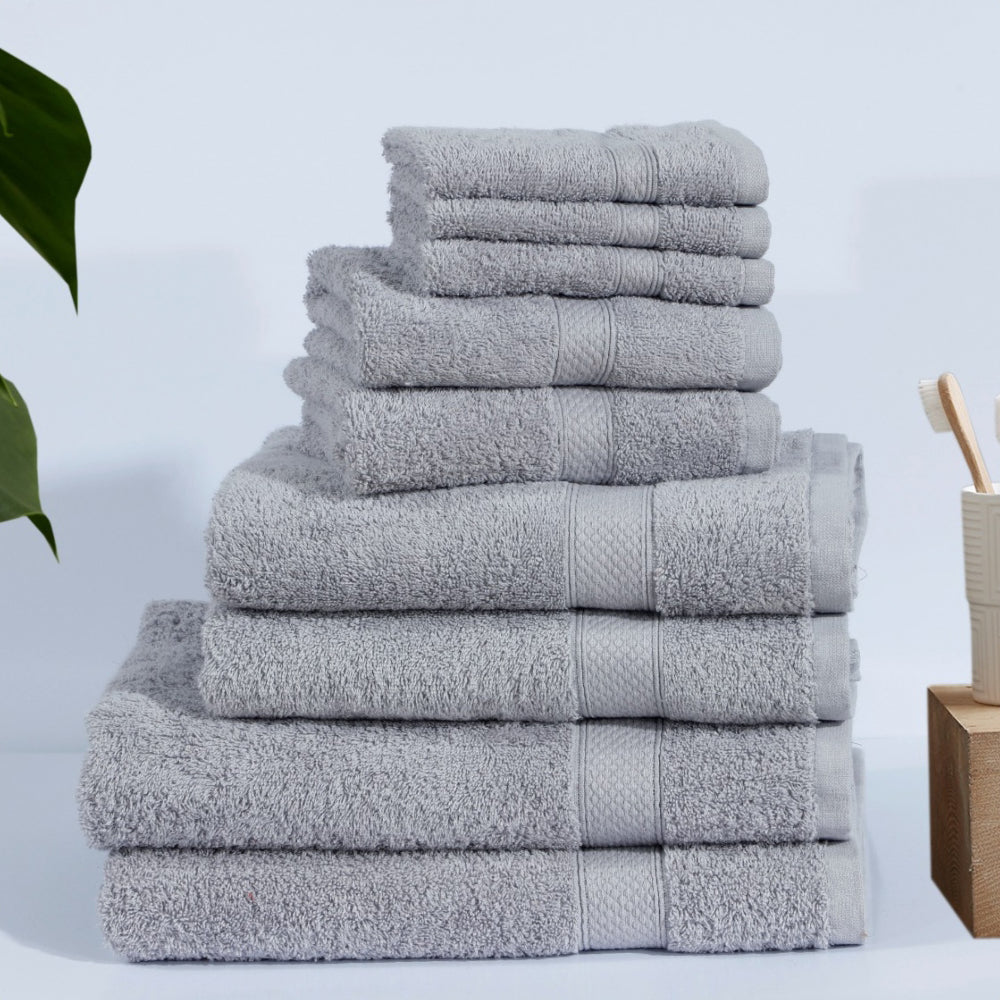 100% Woven Cotton Soft Plush and Fluffy 600 GSM Towel Bale Set