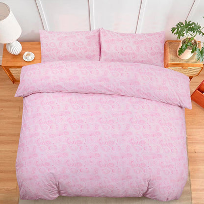 Modern Polycotton Printed Duvet Cover Set with Pillowcases, 26 Designs, Single/Double/King/Super King, Machine Washable