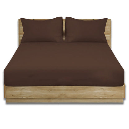 Polycotton Extra Deep Elastic Fitted Bed Sheets For Mattress Single/ Double/ King/ Super King