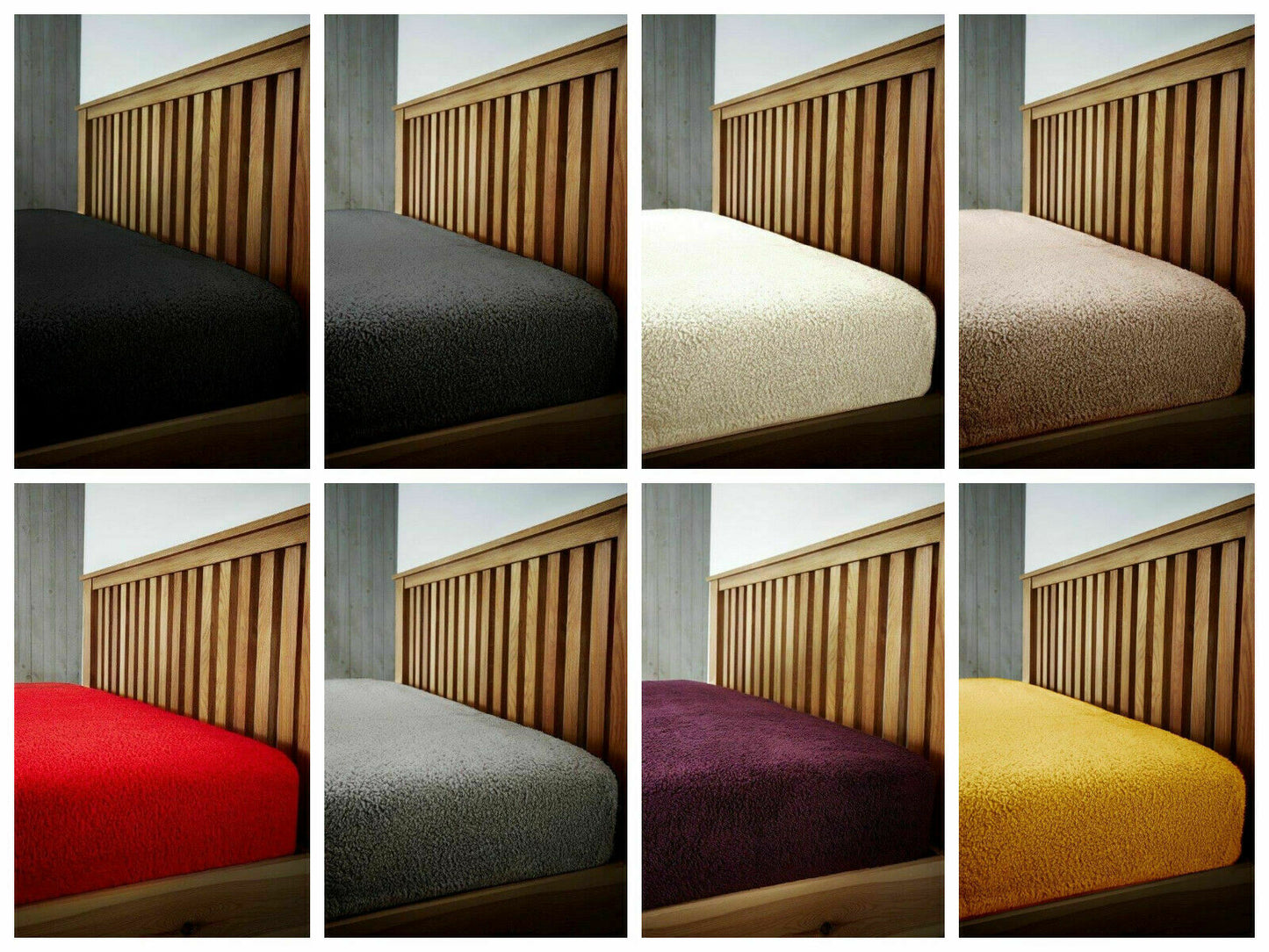 Teddy Bear Sherpa Fleece Fitted Sheet – Ultra Soft, Thermal, Extra Warm & Cosy Bedding for Winter Nights