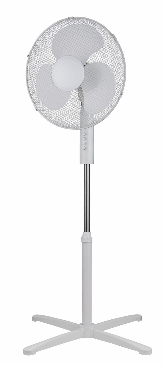 16″ Pedestal Oscillating Standing Cooling Fan – Black and White