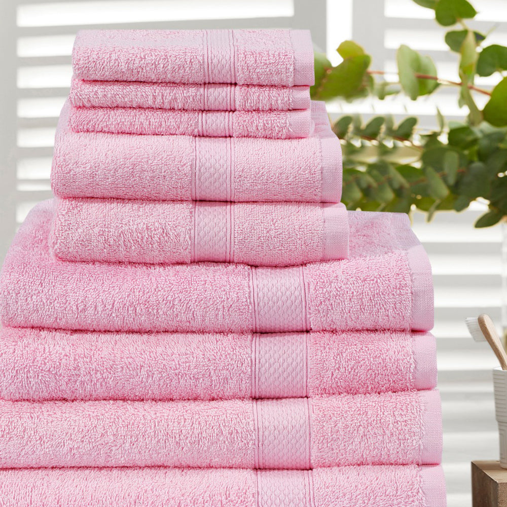 100% Woven Cotton Soft Plush and Fluffy 600 GSM Towel Bale Set