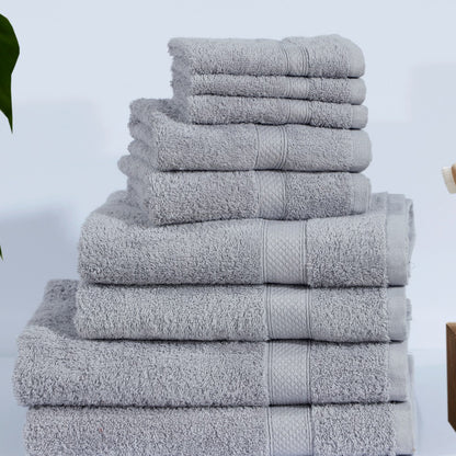 100% Woven Cotton Soft Plush and Fluffy 600 GSM Towel Bale Set