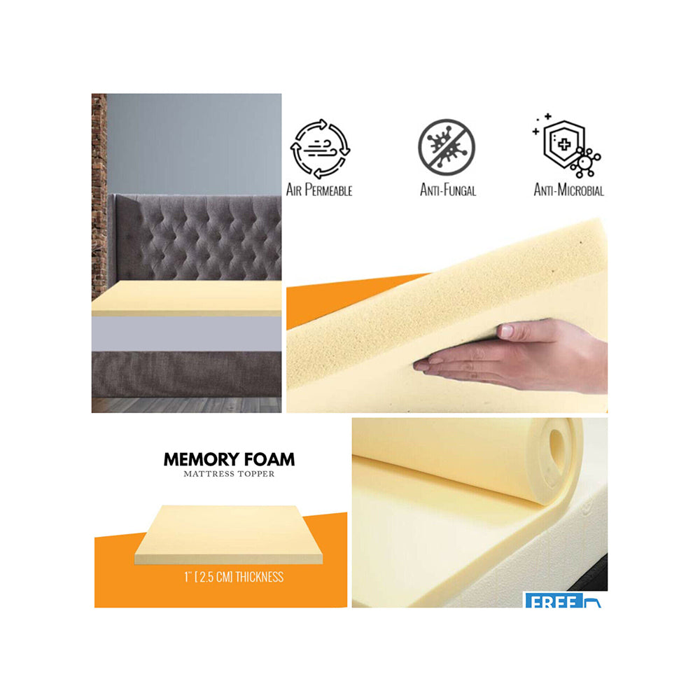 Luxury Orthopaedic Reflex Memory Foam Mattress Topper