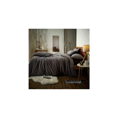 Genuine Teddy Bear Soft Cosy & Warm Fleece Duvet Set – Feel like Lamb Wool