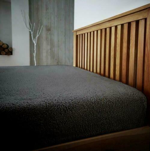 Teddy Bear Sherpa Fleece Fitted Sheet – Ultra Soft, Thermal, Extra Warm & Cosy Bedding for Winter Nights