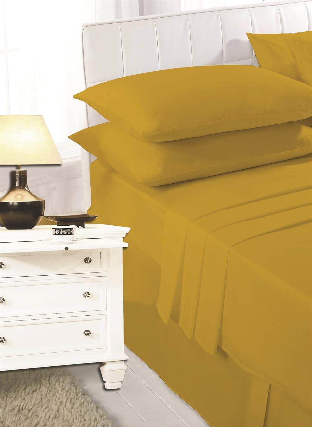 Polycotton Extra Deep Elastic Fitted Bed Sheets For Mattress Single/ Double/ King/ Super King