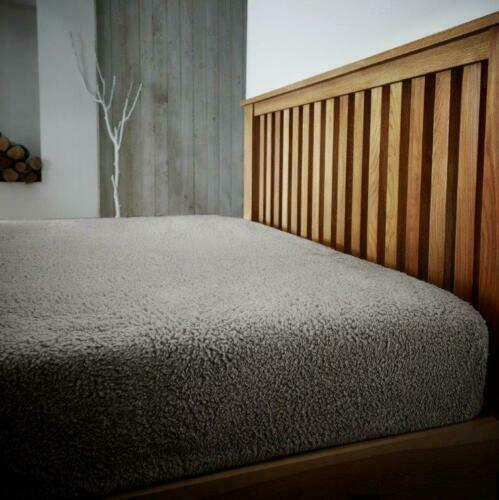 Teddy Bear Sherpa Fleece Fitted Sheet – Ultra Soft, Thermal, Extra Warm & Cosy Bedding for Winter Nights